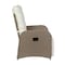 Flash Furniture Nemo Indoor/Outdoor Patio Wicker Rattan Recliner Lounge Chair w/Flip up Side Table, Beige and Brown LTS-0422-BG-BR-GG - alternate 4